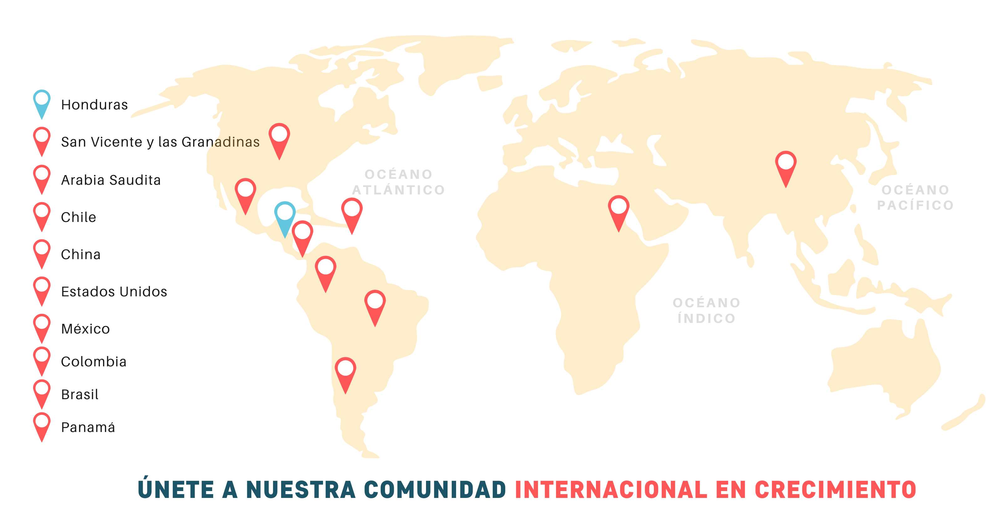 estudiantes de todas partes del mundo